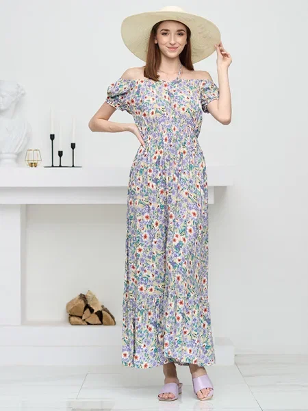 Rochie maxi Resti lungă de costum verde