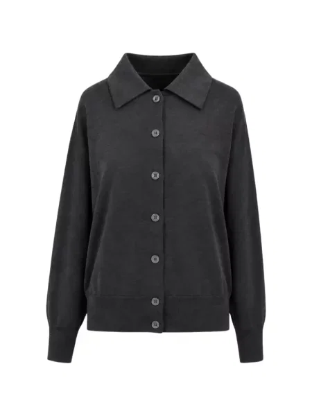Gulerat cardigan Liviana Conti gri