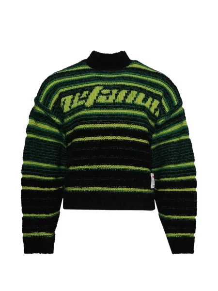 Sweter Rrr123 w paski czarny