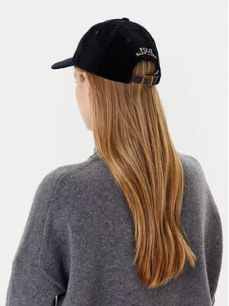 Kepurė su snapeliu Polo Ralph Lauren juoda