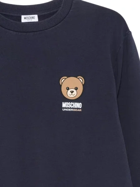 Ursuleț de pluș lung hanorac Moschino albastru