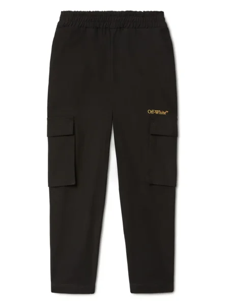 Spodnie cargo dziecięce Off-white białe