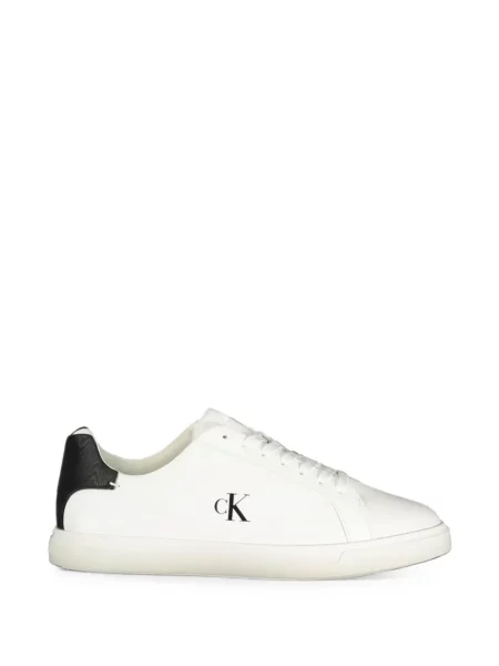 Sneakerși Calvin Klein cu imagine alb