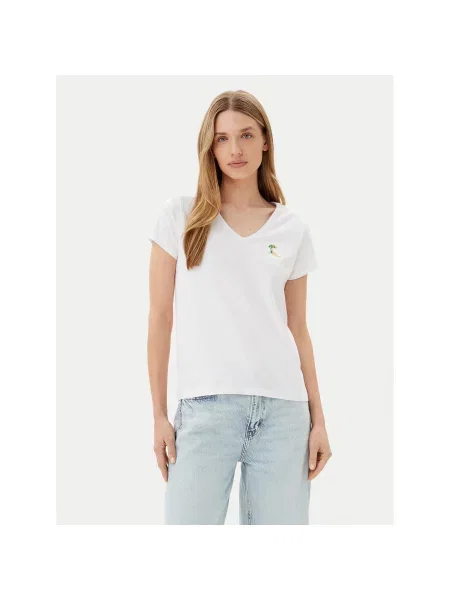 Pieces Футболка Tilly Regular Fit білий