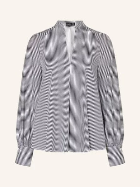 Van Laack Bluzka Vl-Anani-Sgsv blau biała