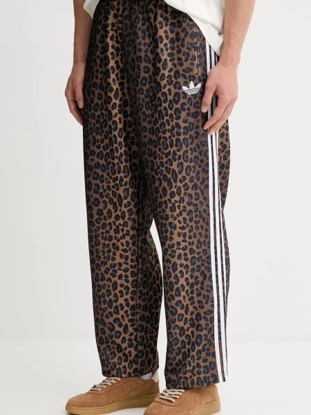 ADIDAS ORIGINALS Nadrág Firebird / bazaltszürke / fekete barna