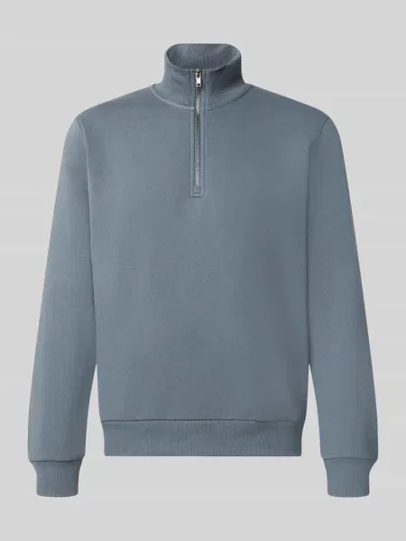 Bluza o kroju regular fit z dodatkiem bawełny model Bradley' Jack & Jones niebieska