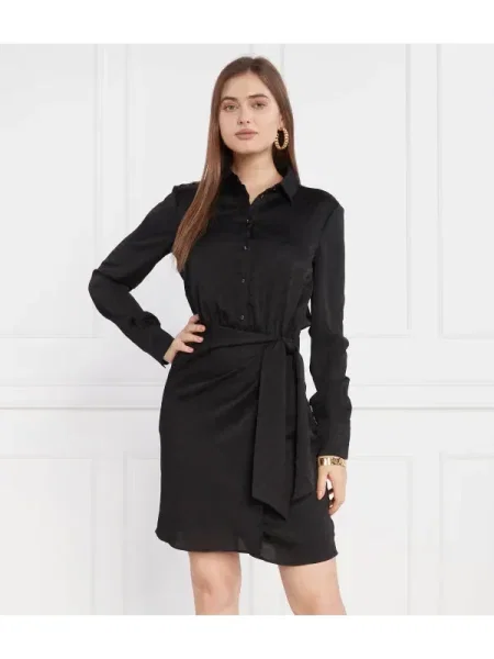 GUESS Rochie CAMILLA CHEMISIER negru