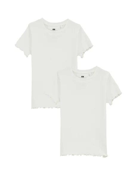 WE Fashion Tricou alb