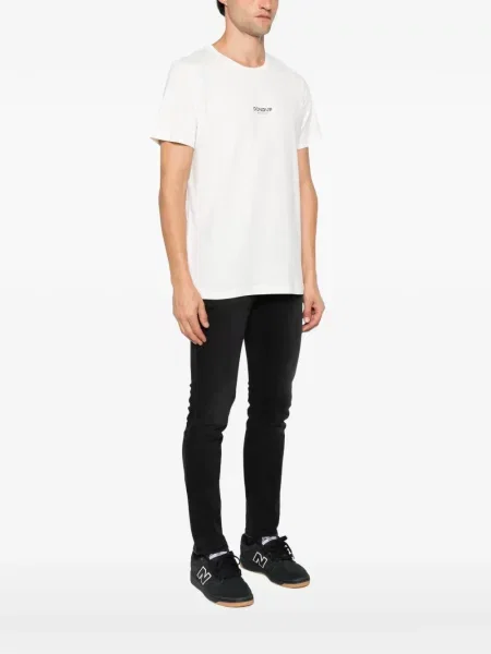 Tricou Dondup cu imagine alb