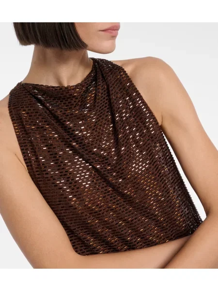 Stras rochie maxi Self-portrait maro