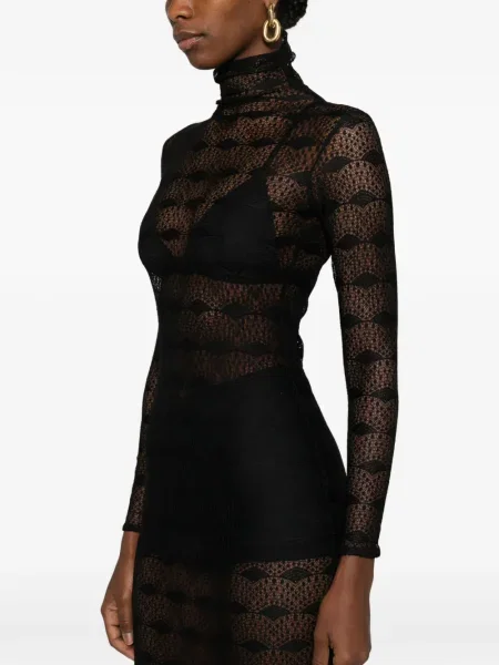 Дълго костюм макси рокля Atu Body Couture черно