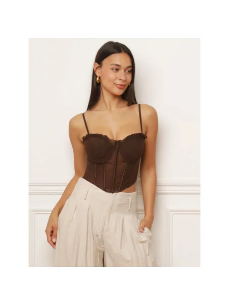 Top La Modeuse smeđa