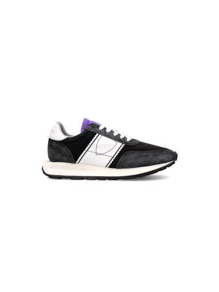 Buty do biegania Philippe Model zamszowe do biegania czarne