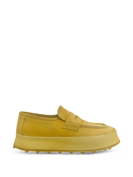 Pantofi loafer Shoto cu platformă galben