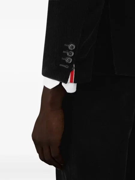 Samt blejzer Thom Browne crna