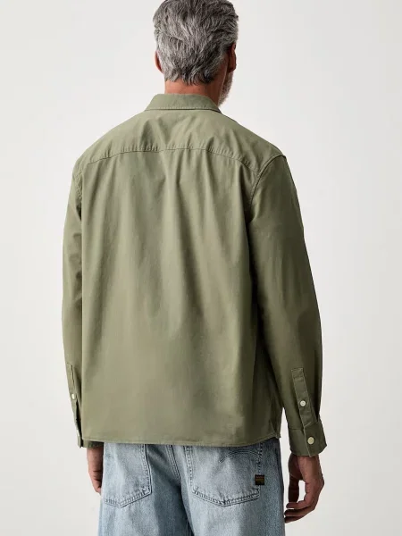 Calvin Klein Jeans koszula safari z zielona