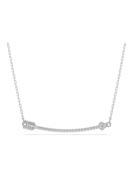 Naszyjnik Swarovski szary