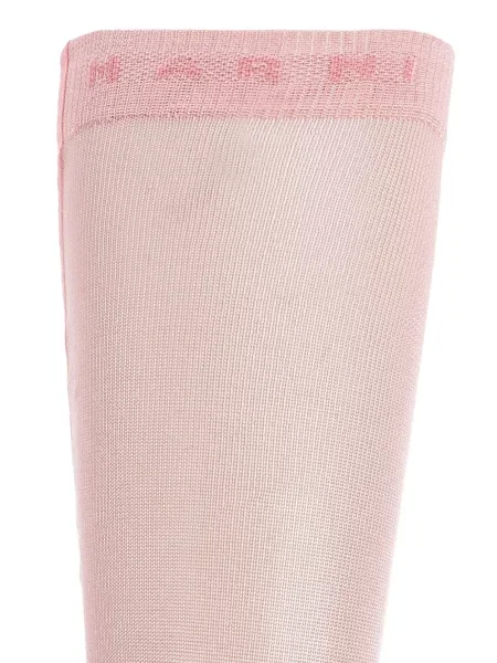 Șosete Marni transparente roz