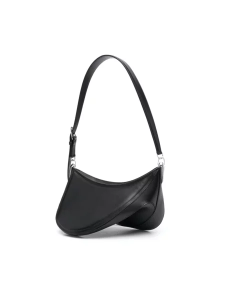 Torebka Mugler skórzana czarna
