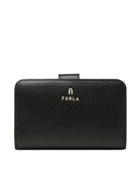 Portfel Furla skórzany czarny