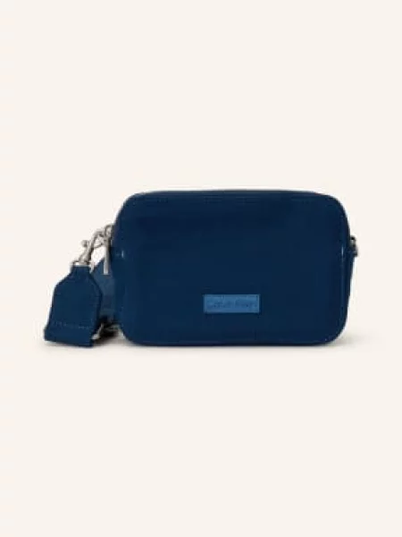 Kabelka Calvin Klein Webbing Strap Canvas Camera Bag modrá