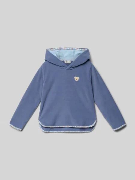 Bluza z kapturem z wyhaftowanym logo Steiff