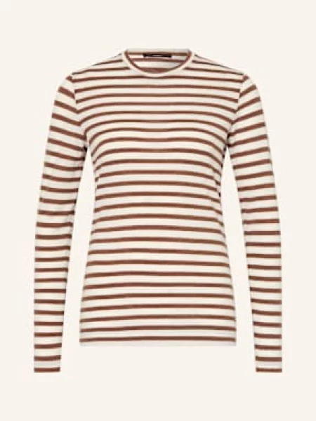 Windsor. Tričko S Dlouhým Rukávem bílá/ hnědá bílé