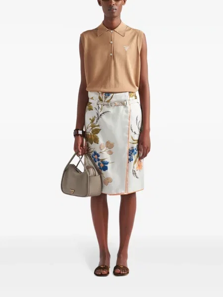 Shopperka Prada szara