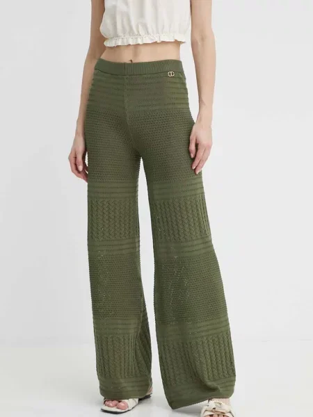 Twinset pantaloni verde