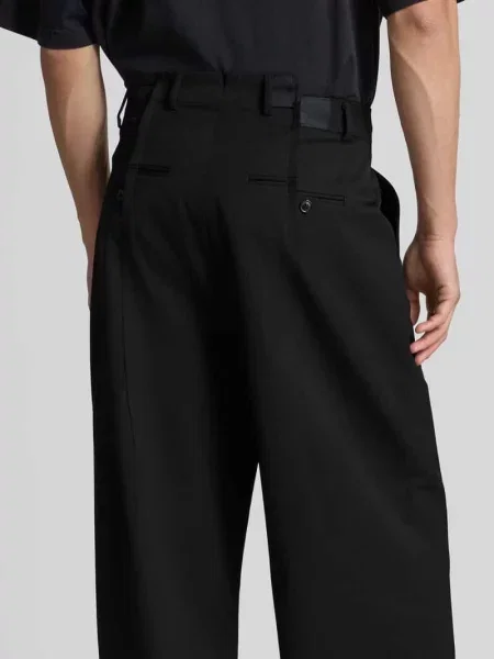 Spodnie Straight Fit z mieszanki żywej wełny Vetements czarne