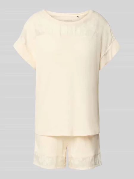 Piżama z mieszanki modalu Schiesser beżowa