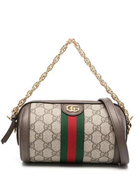 Чанта Gucci Ophidia кафяво