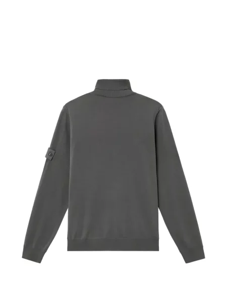 Pulover Stone Island cu strasuri gri