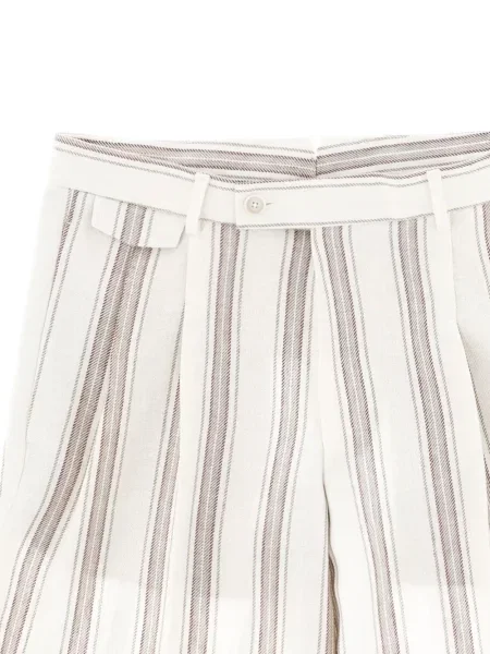 Pantaloni scurți Boss cu dungi alb