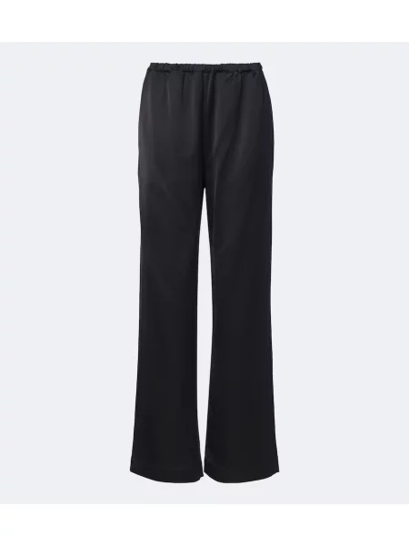 Pantaloni Róhe din satin negru