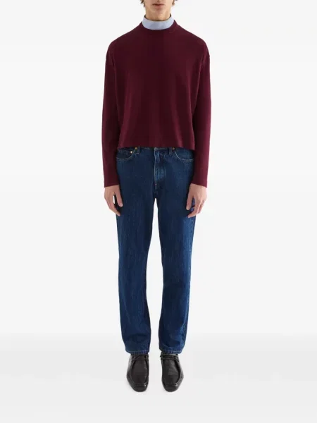 Decupat pulover Jil Sander roșu