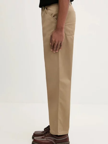 Carhartt WIP pantaloni Simple Pant drept maro