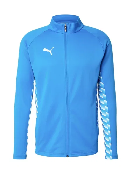 PUMA Geacă sport azur alb