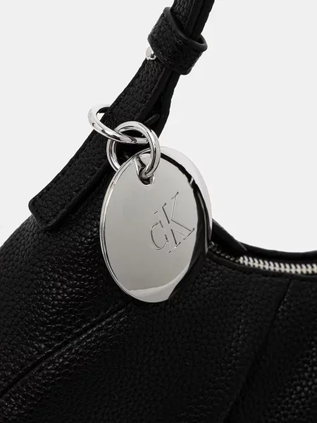 Műbőr farmerek Calvin Klein fekete