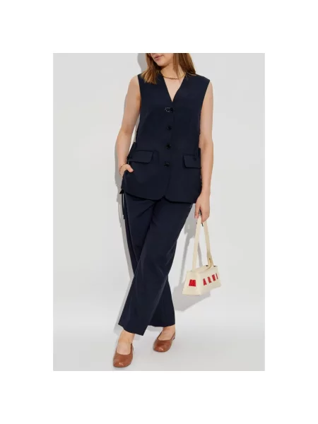 Kamizelka Marni retro niebieska