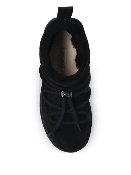 Botine Inuikii din piele de căprioară negru