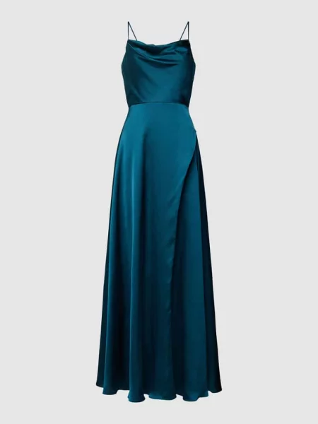 Sukienka wieczorowa z rozcięciem Luxuar Fashion