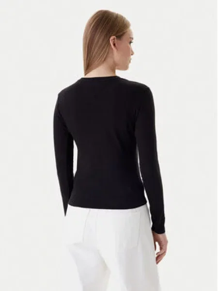 Tommy Jeans Bluza Essential črna