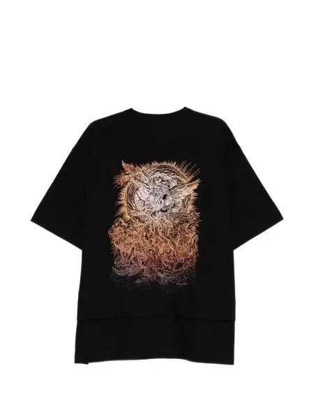 Tricou Songzio cu broderie negru