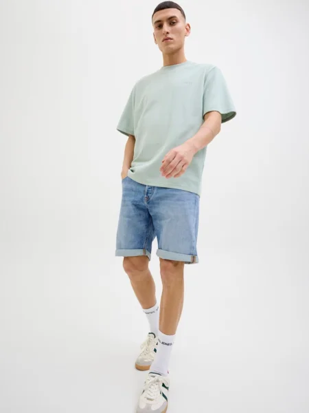 JACK & JONES Džínsy JJIRICK JJIORIGINAL denim modrá