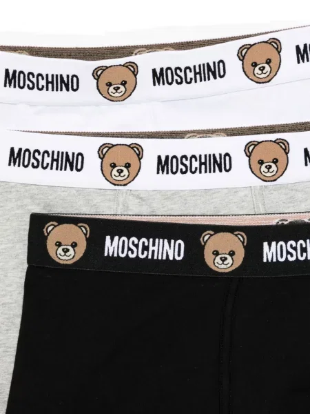 Boxeri Moschino cu autograf negru