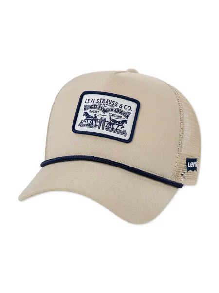 Levi's šiltovka trucker detská LEVIS TRUCKER CAP béžová