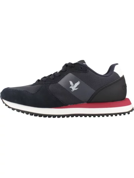 Sneakersy Lyle & Scott zamszowe niebieskie