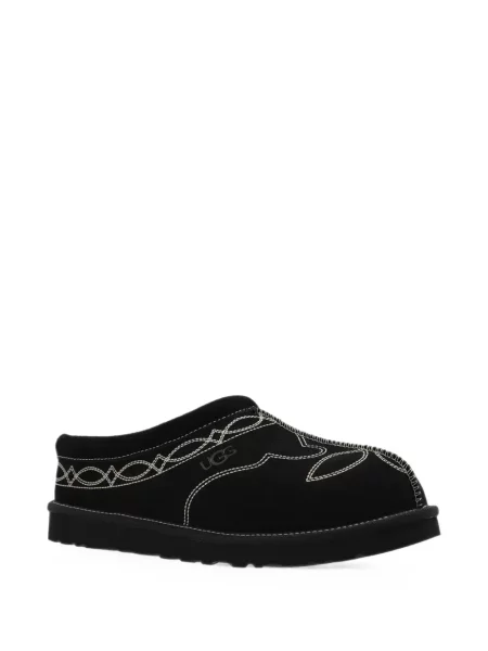 Papuci de casă Ugg din piele de căprioară negru